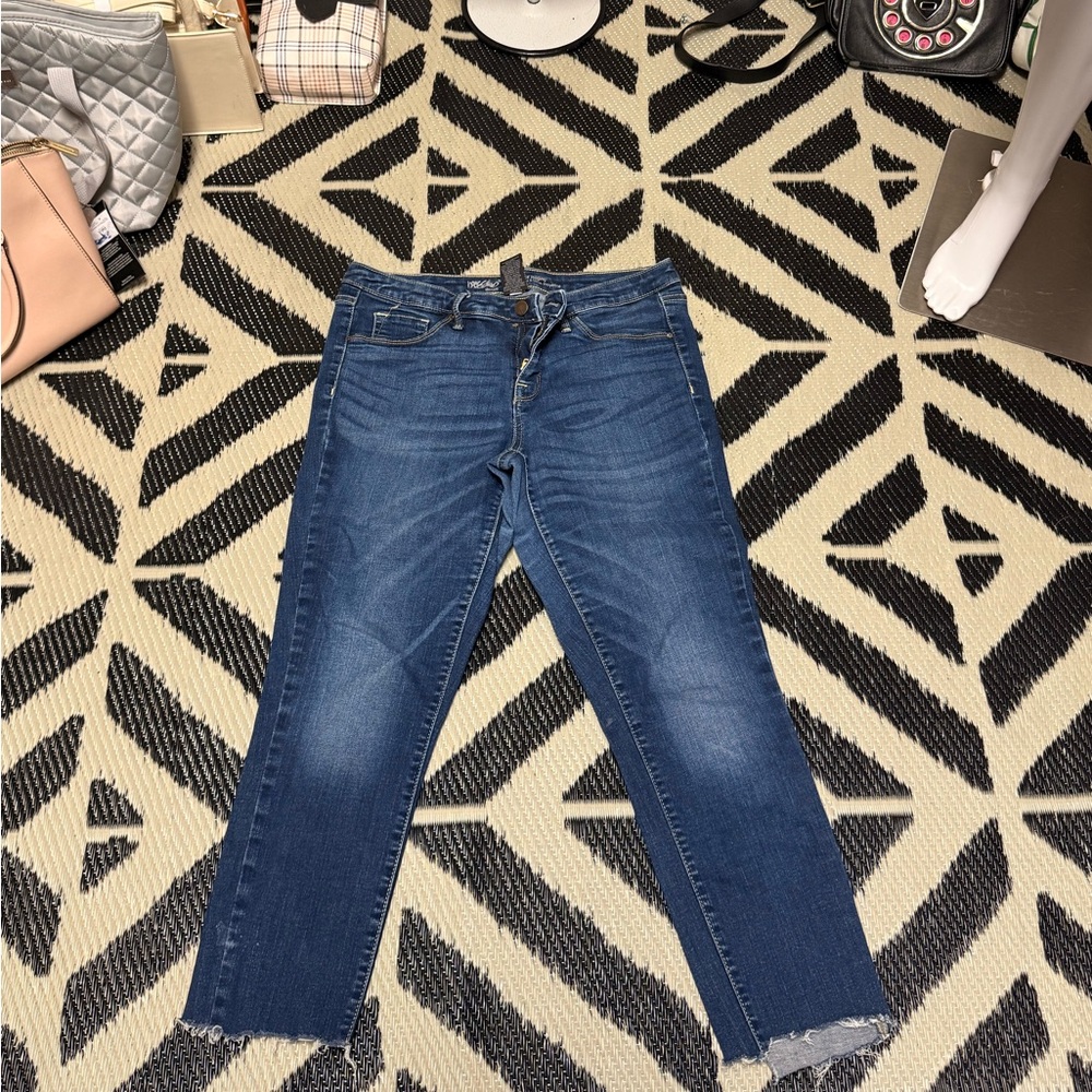 Mossimo Supply Co. Dark Blue Skinny Jeans